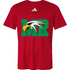 Maple River High School hockey_boys - Team Power Red/ White Men's Pregame T-Shirt