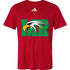 Maple River High School hockey_boys - Team Power Red/ White Men's Pregame T-Shirt