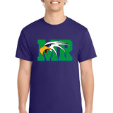 Maple River High School hockey_boys - Team Purple Port & Co Core Cotton Tee. PC54