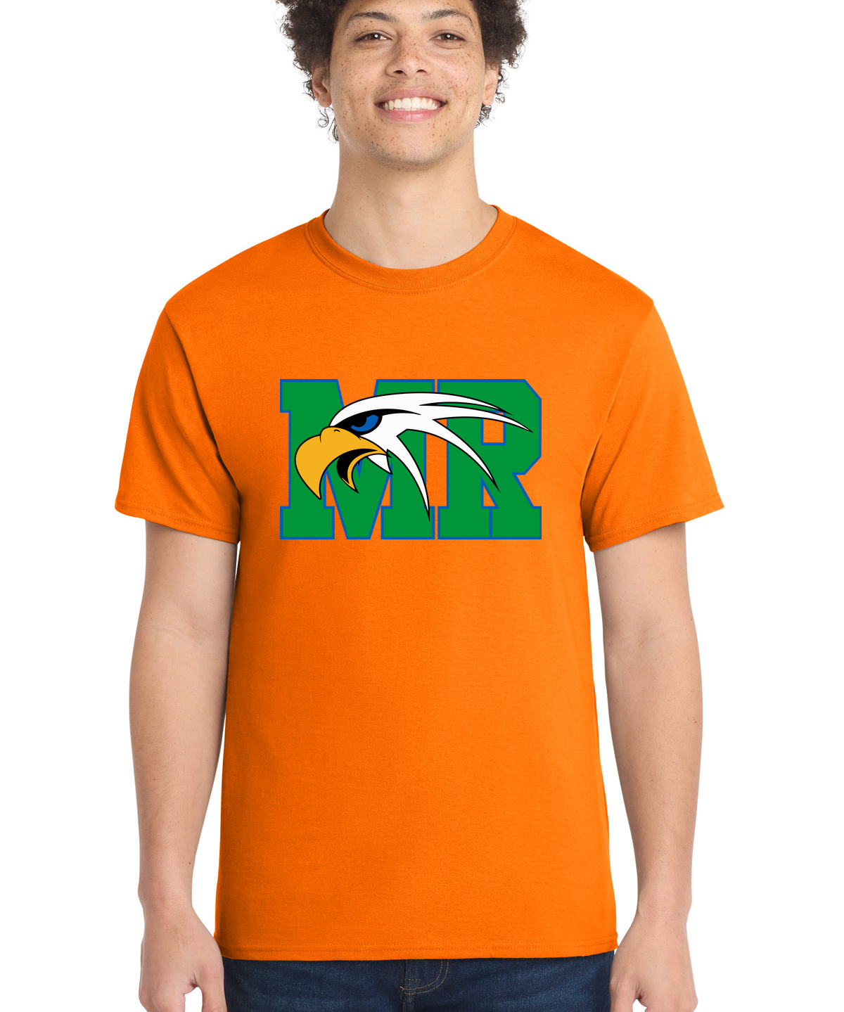 Maple River High School hockey_boys - Tennessee Orange Port & Co Core Cotton Tee. PC54