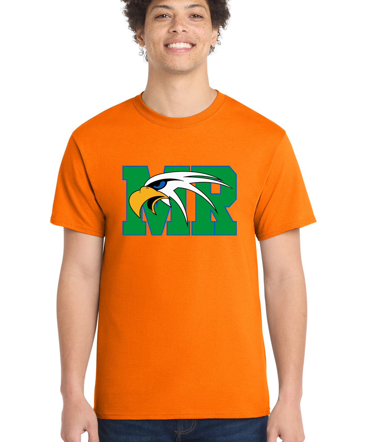 Maple River High School hockey_boys - Tennessee Orange Port & Co Core Cotton Tee. PC54
