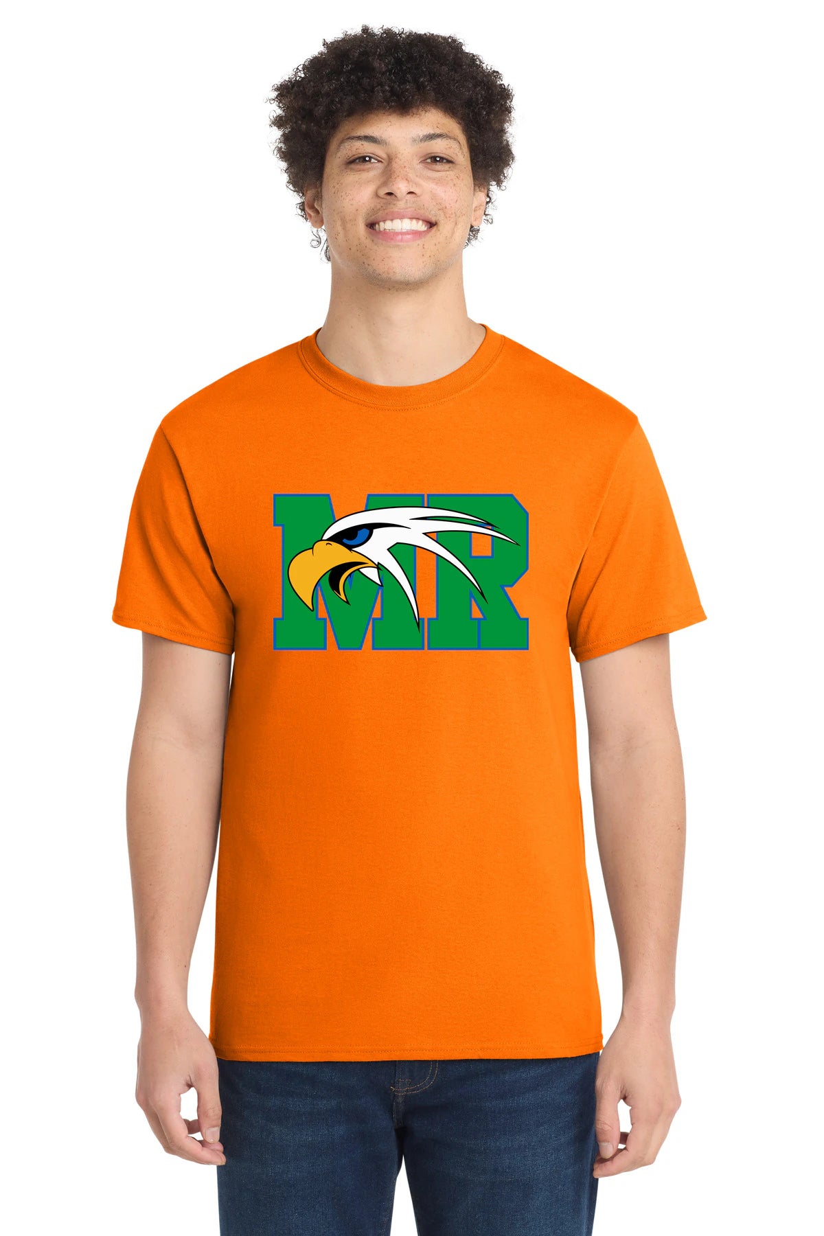 Maple River High School hockey_boys - Tennessee Orange Port & Co Core Cotton Tee. PC54