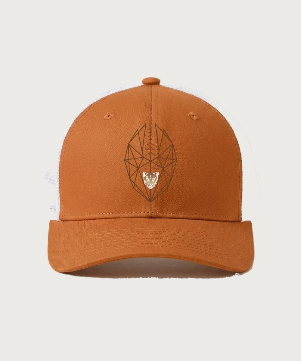 Ada Borup High School Football (Boys) - Texas Orange/ White Sport-Tek Club Trucker Cap STC46