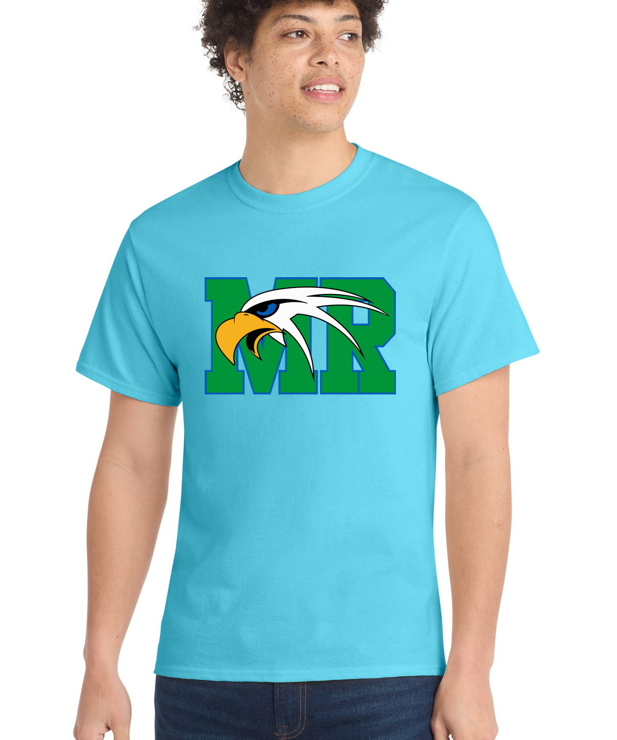 Maple River High School hockey_boys - Tidal Wave Port & Co Core Cotton Tee. PC54