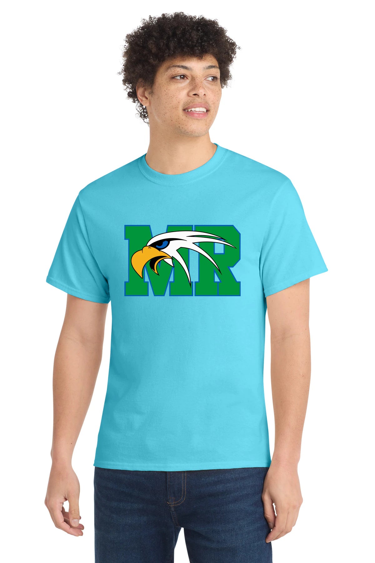 Maple River High School hockey_boys - Tidal Wave Port & Co Core Cotton Tee. PC54