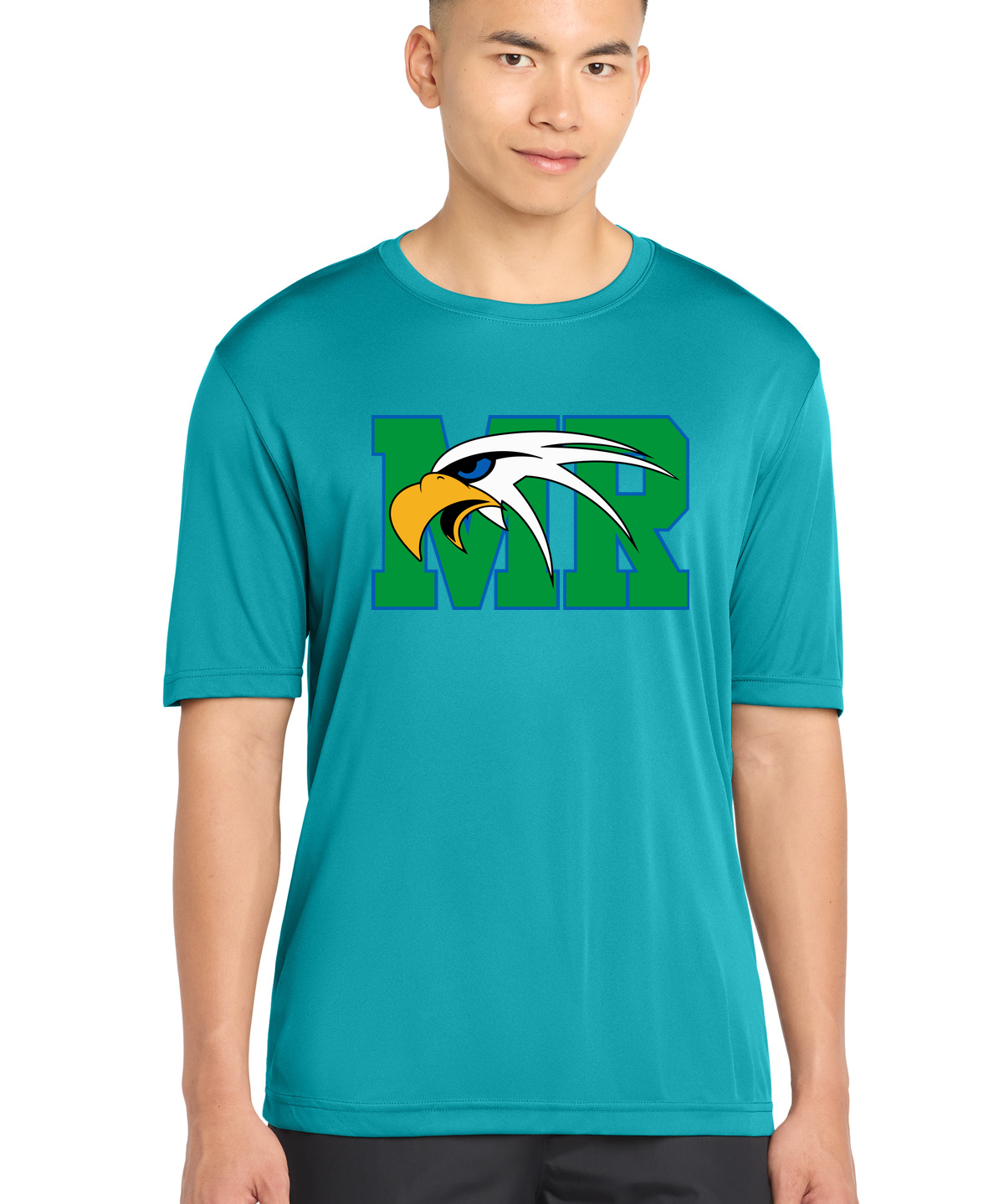 Maple River High School hockey_boys - Tropic Blue Sport-Tek PosiCharge Competitor Tee. ST350