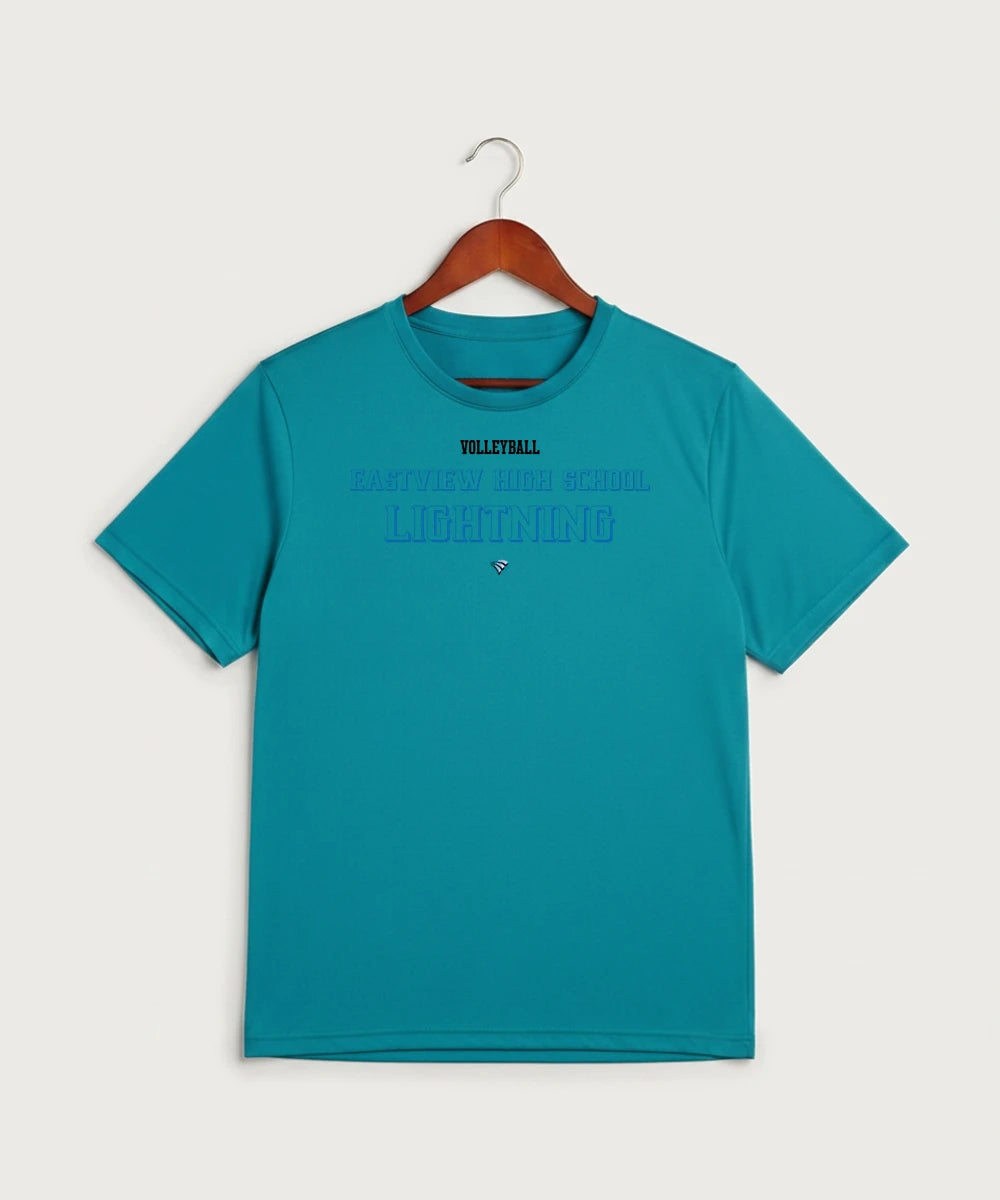 Eastview High School Volleyball (Girls) - Tropic Blue Sport-Tek PosiCharge Competitor Tee. ST350