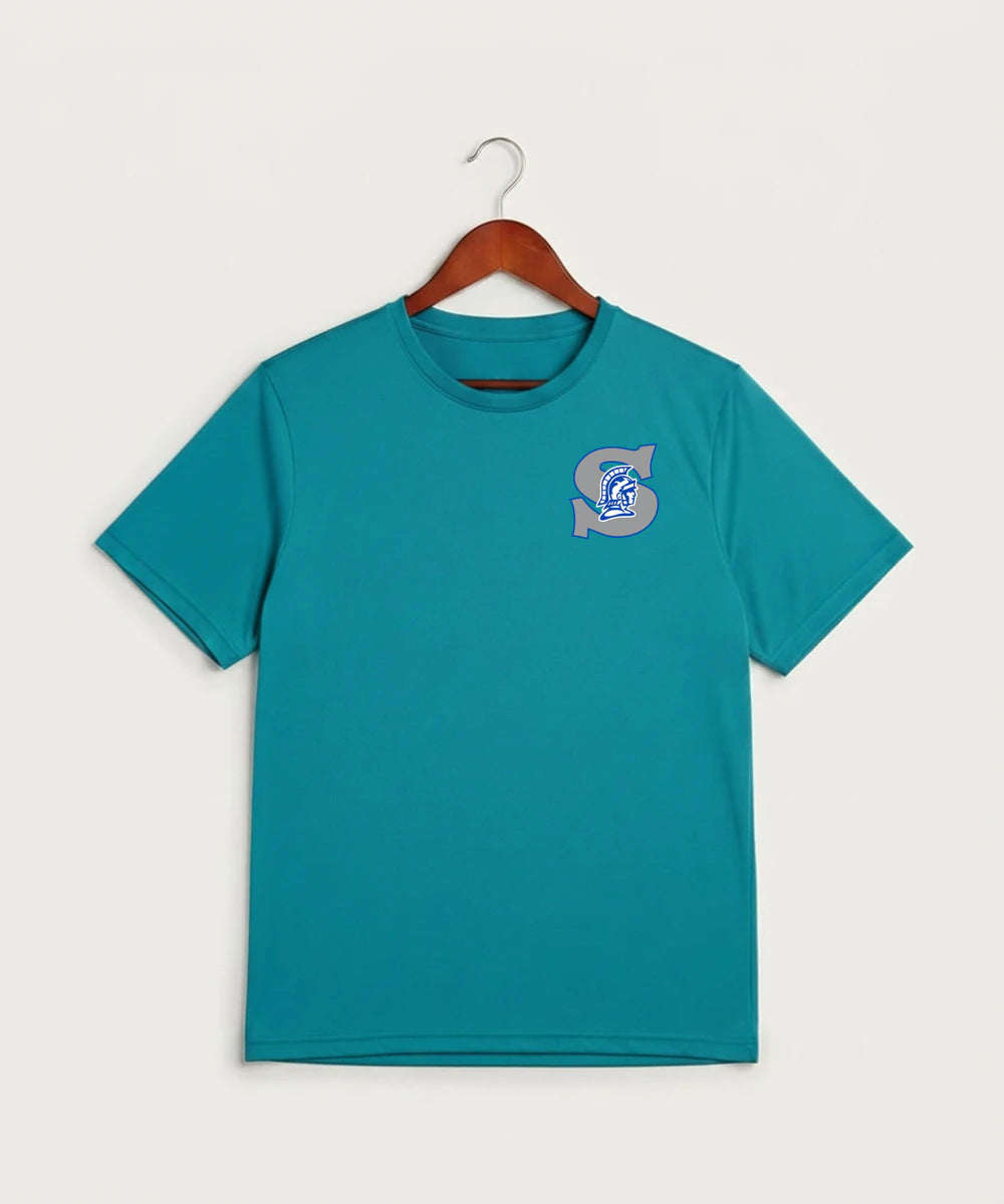 Green Bay Southwest High School Volleyball (Girls) - Tropic Blue Sport-Tek PosiCharge Competitor Tee. ST350