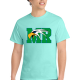 Maple River High School hockey_boys - True Celadon Port & Co Core Cotton Tee. PC54