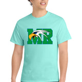 Maple River High School hockey_boys - True Celadon Port & Co Core Cotton Tee. PC54
