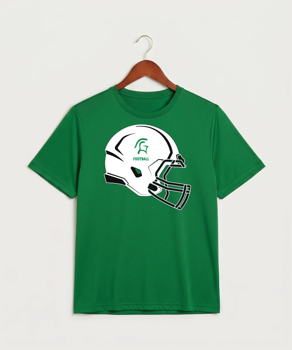 La Crescent-Hokah High School Football (Boys) - True Kelly Green Sport-Tek PosiCharge Competitor Tee. ST350