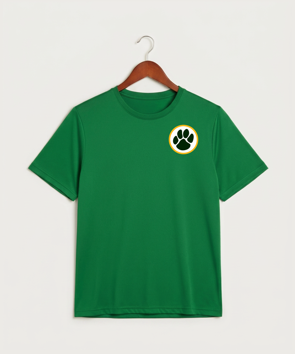 Ashwaubenon High School Football (Boys) - True Kelly Green Sport-Tek PosiCharge Competitor Tee. ST350