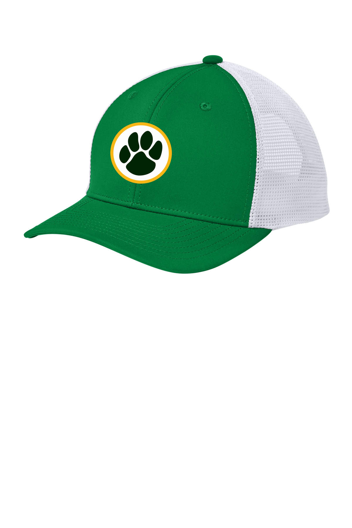 Ashwaubenon High School Football (Boys) - True Kelly Green/ White Sport-Tek Club Trucker Cap STC46