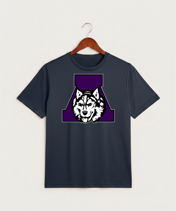 Albany High School Volleyball (Girls) - True Navy Heather Sport-Tek PosiCharge Competitor Tee. ST350