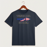Wilson Area School Soccer Soccer - True Navy Heather Sport-Tek PosiCharge Competitor Tee. ST350