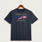 Wilson Area School Soccer Soccer - True Navy Heather Sport-Tek PosiCharge Competitor Tee. ST350