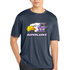 Grand Meadow Football - True Navy Heather Sport-Tek PosiCharge Competitor Tee. ST350