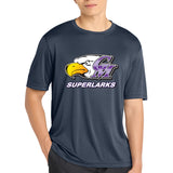 Grand Meadow Football - True Navy Heather Sport-Tek PosiCharge Competitor Tee. ST350