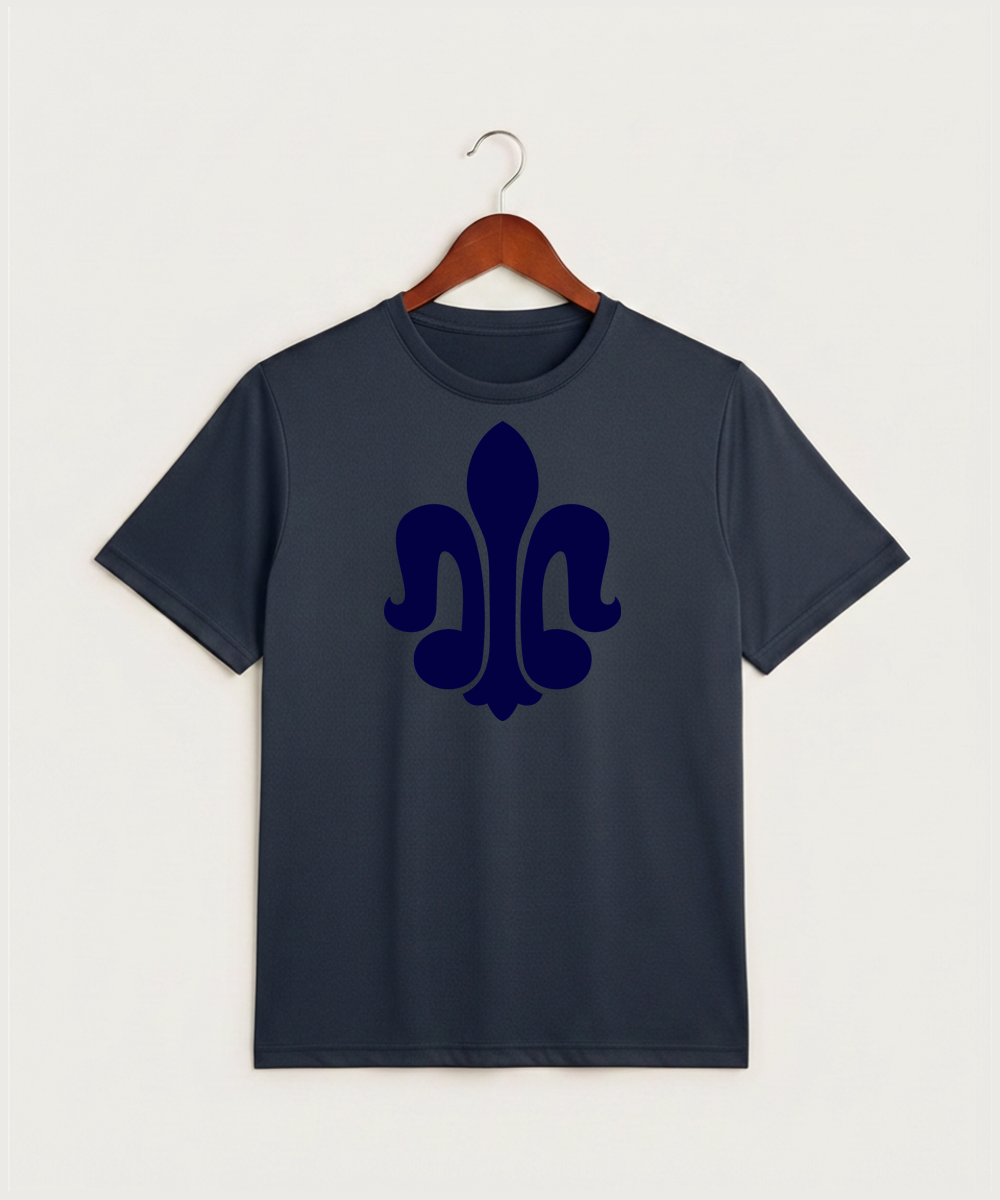 Saint Peter High School Athletics - True Navy Heather Sport-Tek PosiCharge Competitor Tee. ST350