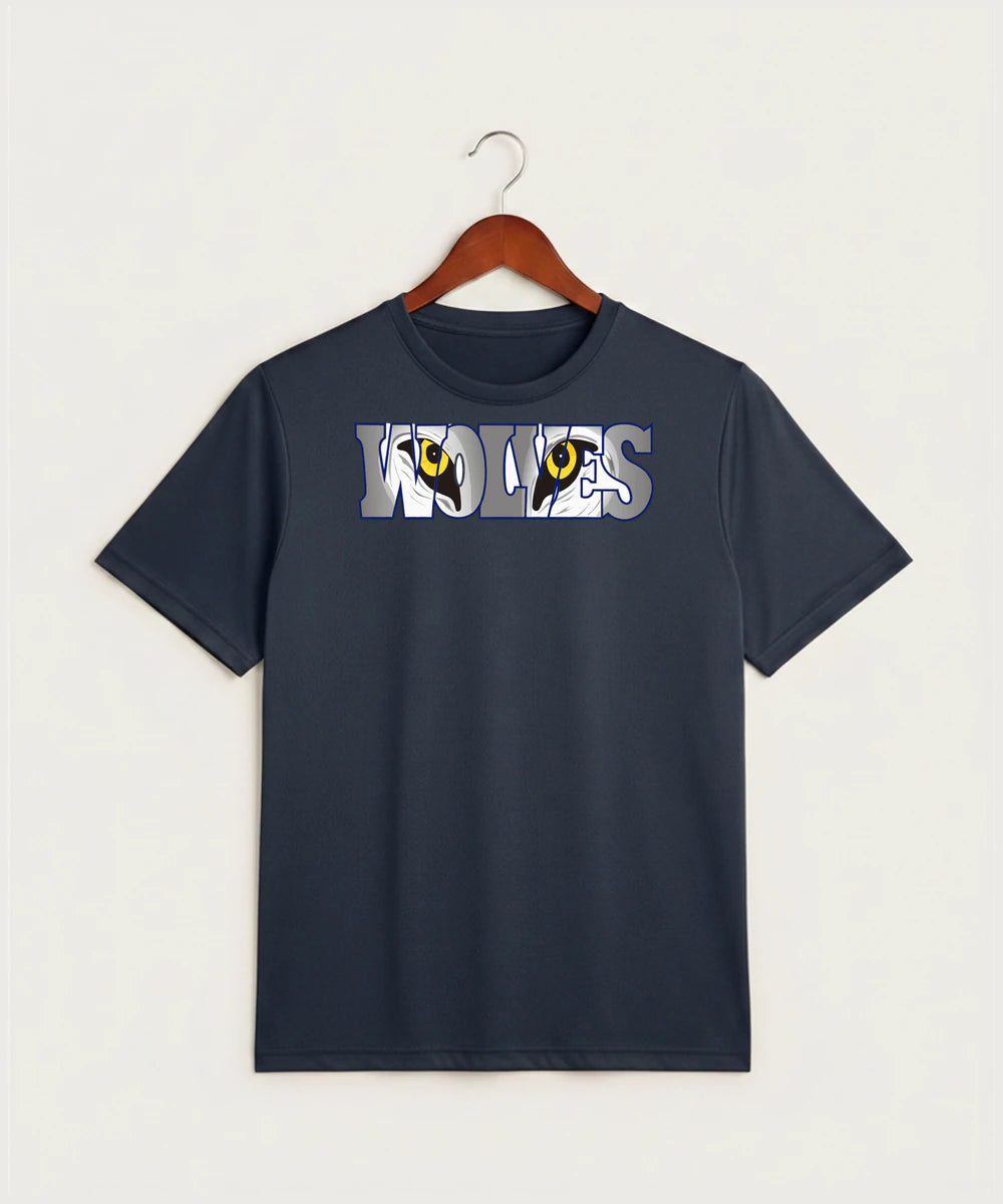 Walker Hackensack Akeley Volleyball (Girls) - True Navy Heather Sport-Tek PosiCharge Competitor Tee. ST350