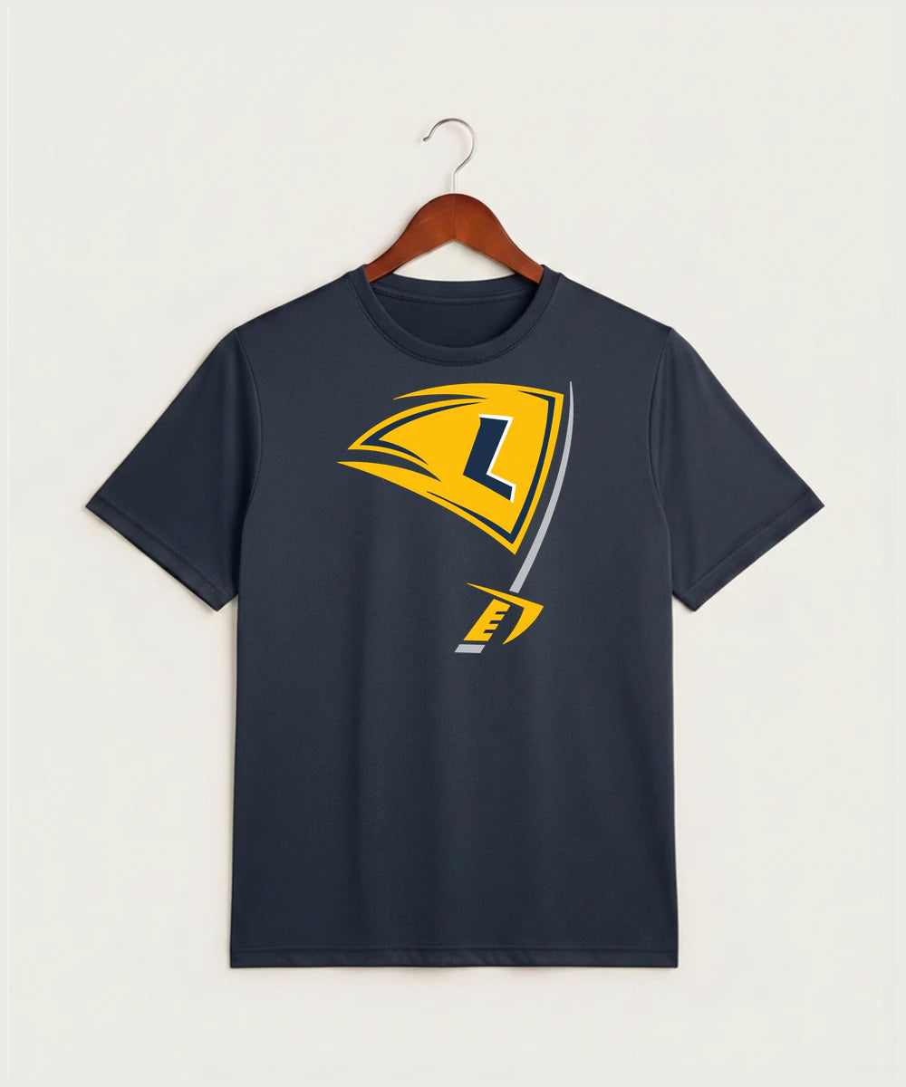 Howard Lake Waverly Winsted High School Football (Boys) - True Navy Heather Sport-Tek PosiCharge Competitor Tee. ST350