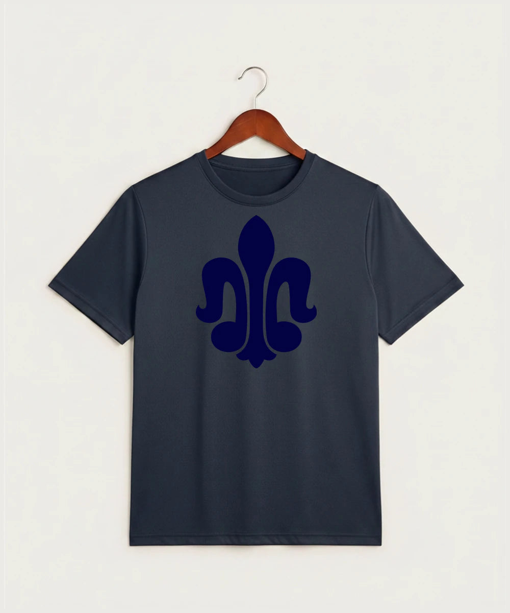 Saint Peter High School Athletics - True Navy Heather Sport-Tek PosiCharge Competitor Tee. ST350