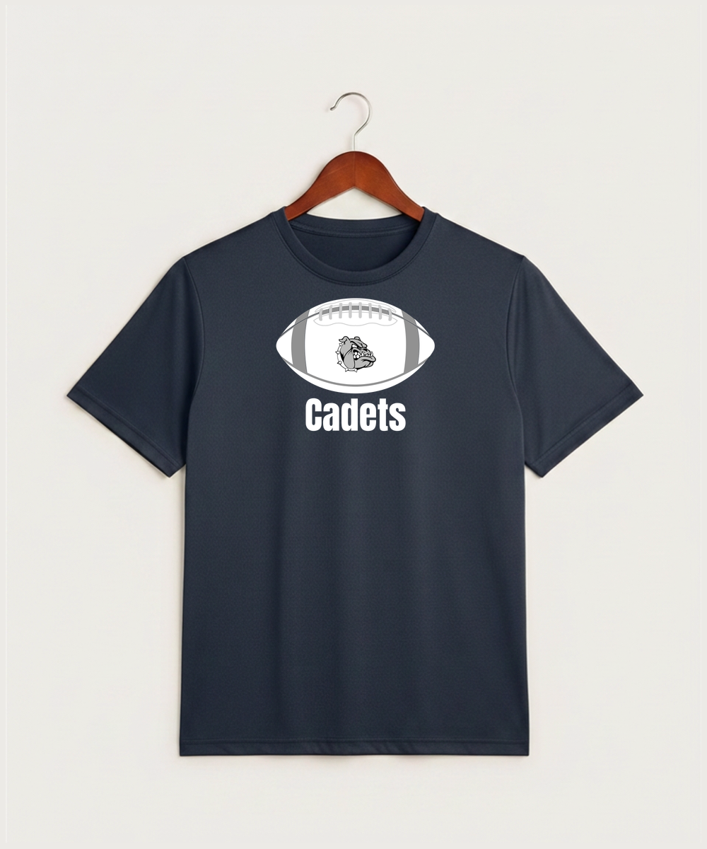 Sargent County High School Football (Boys) - True Navy Heather Sport-Tek PosiCharge Competitor Tee. ST350
