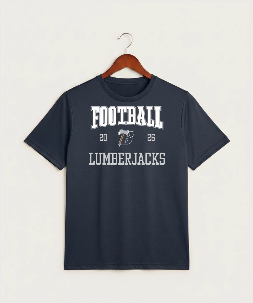 Bemidji High School Football (Boys) - True Navy Heather Sport-Tek PosiCharge Competitor Tee. ST350