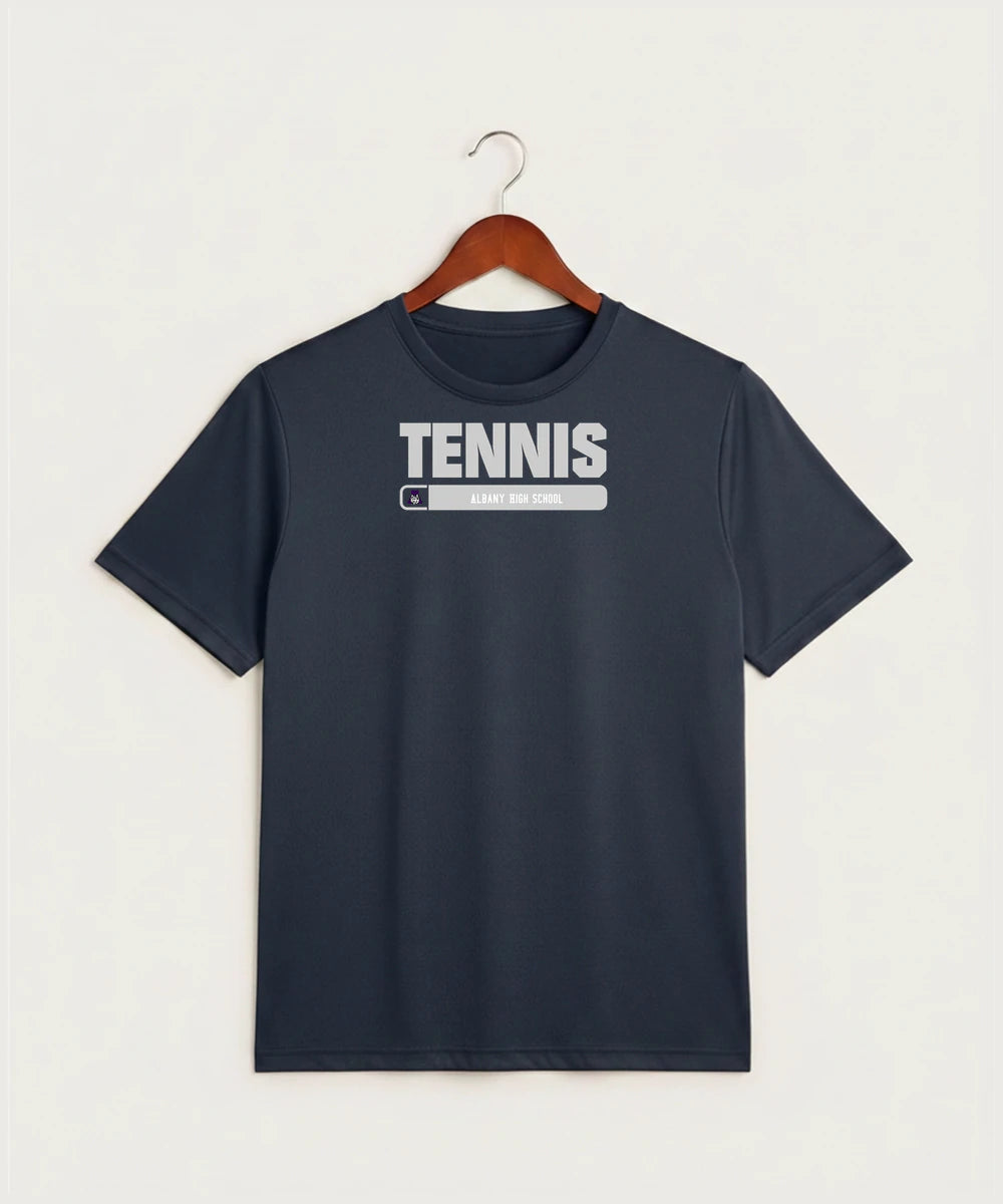 Albany High School Tennis (Boys) - True Navy Heather Sport-Tek PosiCharge Competitor Tee. ST350