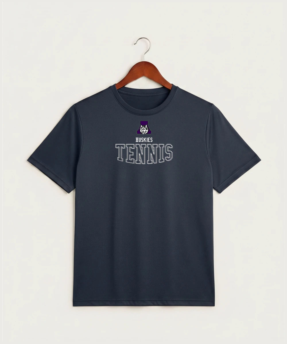 Albany High School Tennis (Boys) - True Navy Heather Sport-Tek PosiCharge Competitor Tee. ST350