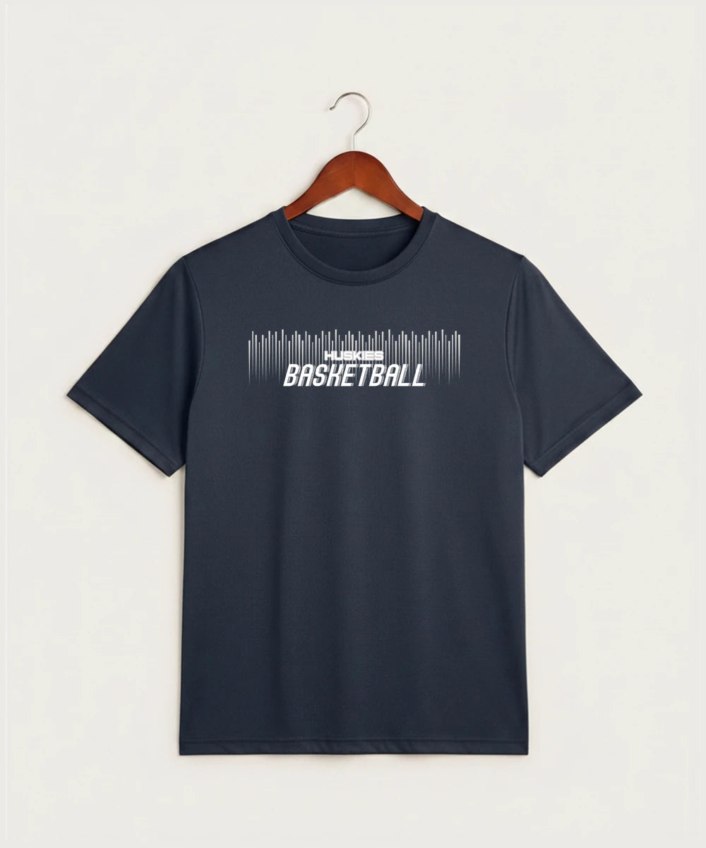 Albany High School Basketball (Boys) - True Navy Heather Sport-Tek PosiCharge Competitor Tee. ST350