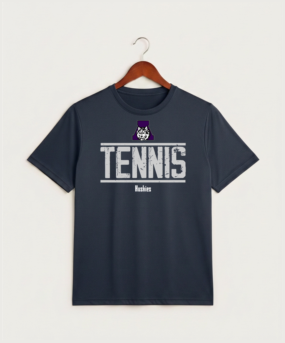 Albany High School Tennis (Boys) - True Navy Heather Sport-Tek PosiCharge Competitor Tee. ST350
