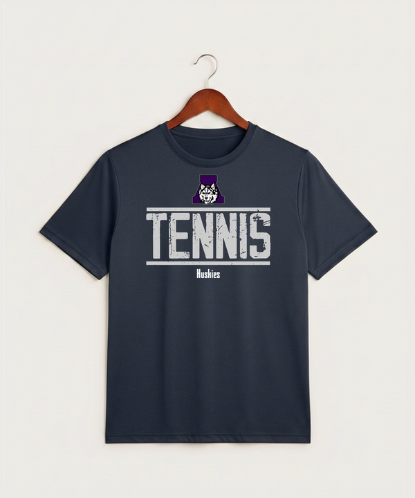 Albany High School Tennis (Boys) - True Navy Heather Sport-Tek PosiCharge Competitor Tee. ST350
