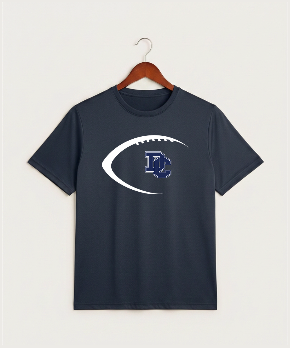 Dassel Cokato High School Football (Boys) - True Navy Heather Sport-Tek PosiCharge Competitor Tee. ST350