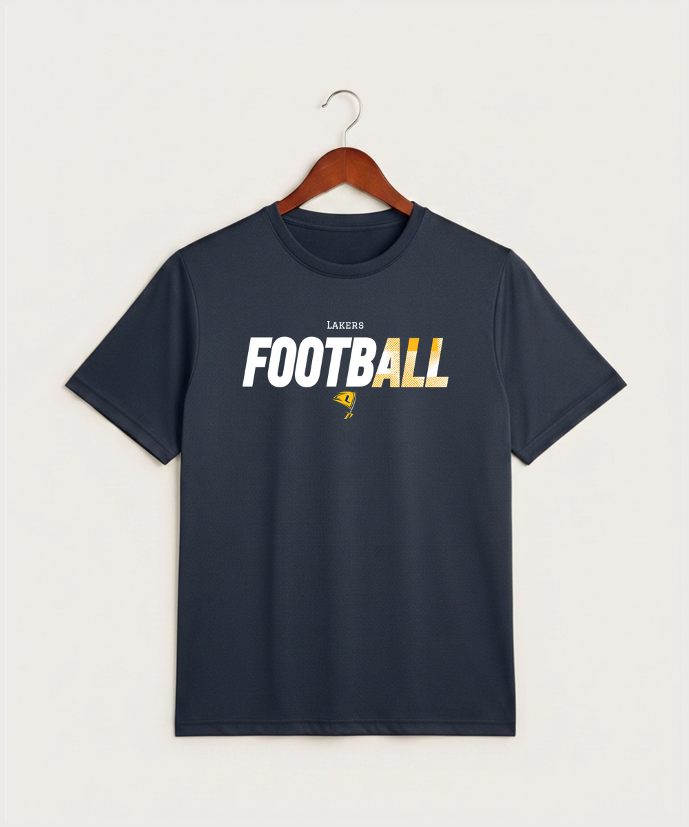 Howard Lake Waverly Winsted High School Football (Boys) - True Navy Heather Sport-Tek PosiCharge Competitor Tee. ST350