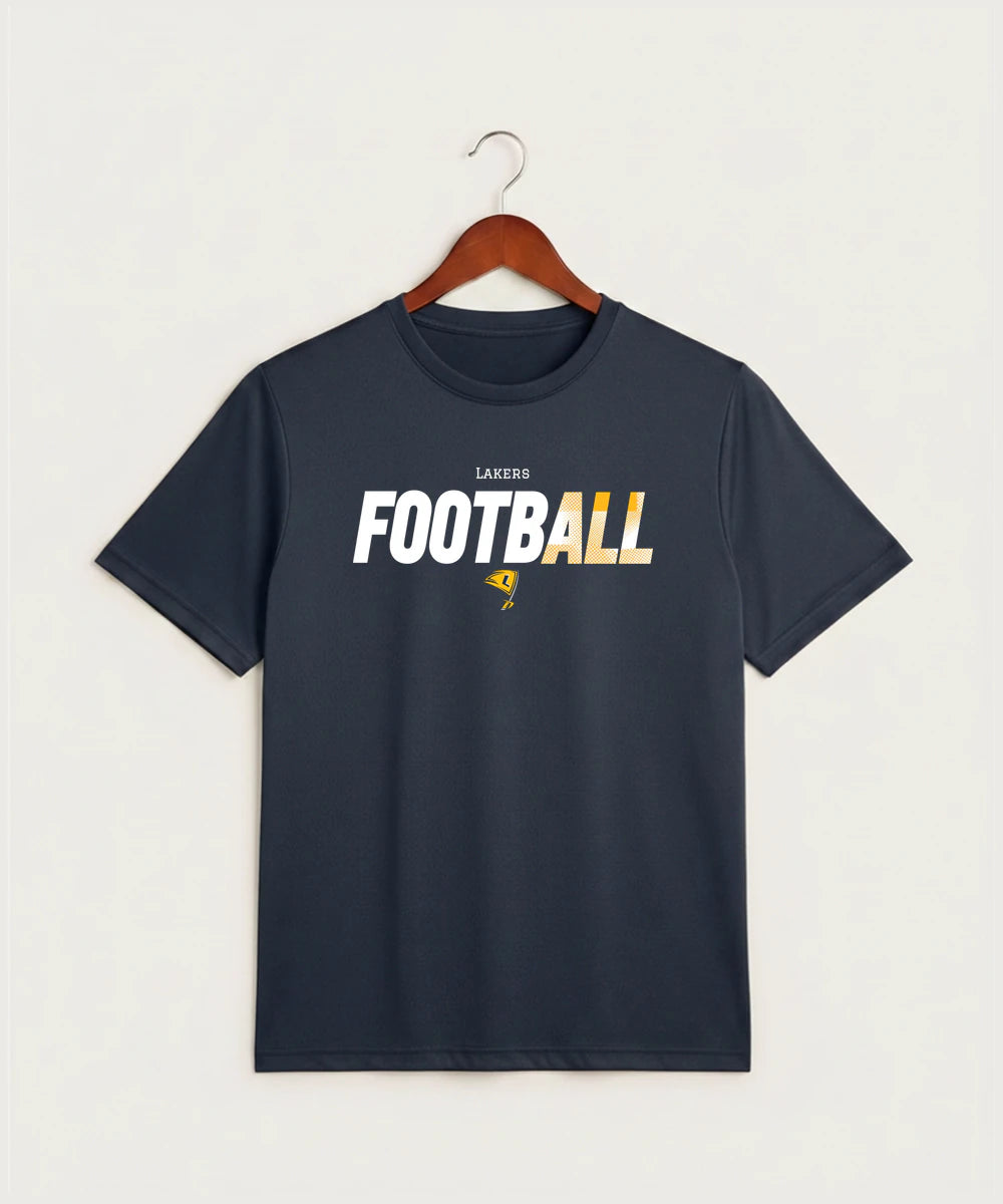 Howard Lake Waverly Winsted High School Football (Boys) - True Navy Heather Sport-Tek PosiCharge Competitor Tee. ST350