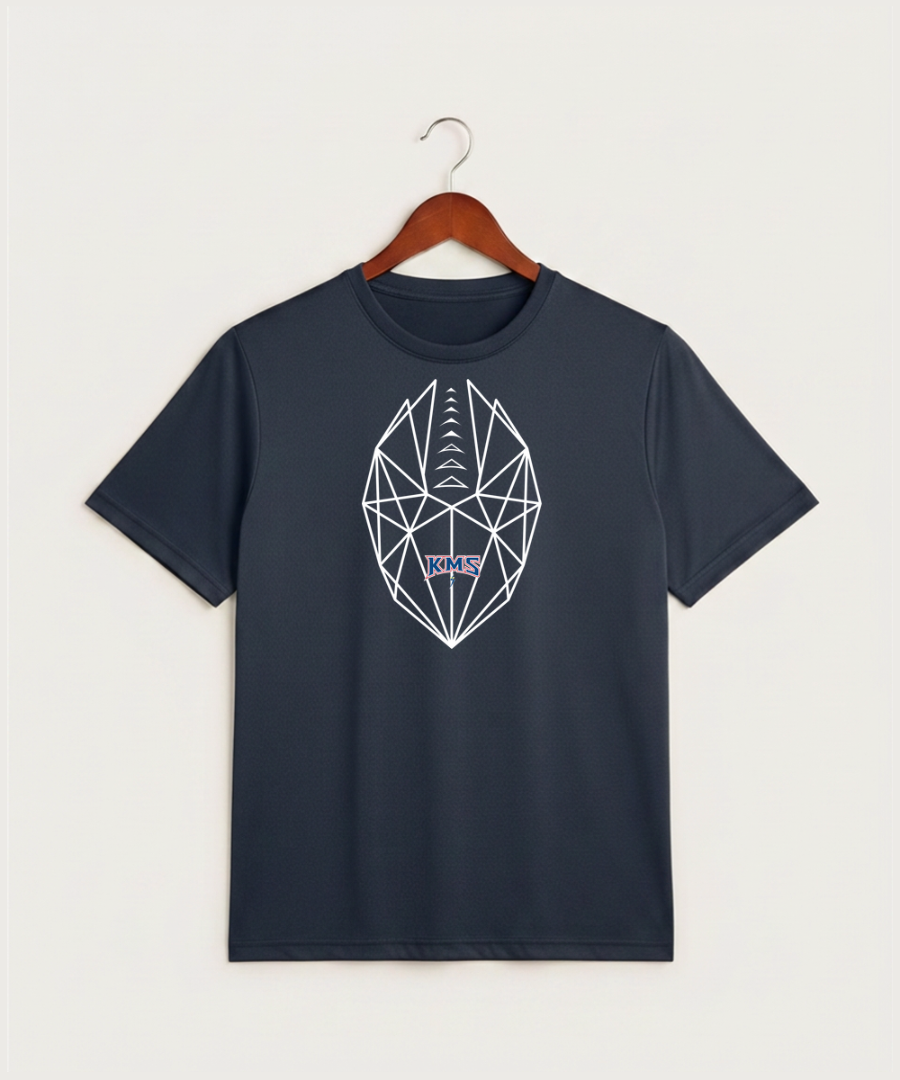 Kerkhoven-Murdock-Sunburg High School Football (Boys) - True Navy Heather Sport-Tek PosiCharge Competitor Tee. ST350