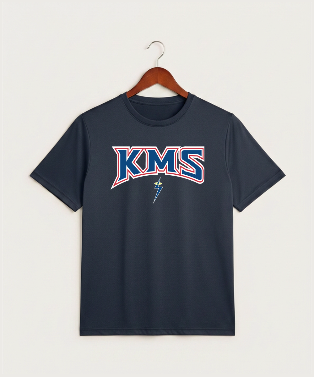 Kerkhoven-Murdock-Sunburg High School Football (Boys) - True Navy Heather Sport-Tek PosiCharge Competitor Tee. ST350