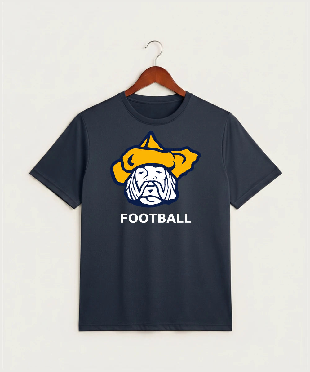 Polo HS Football general - True Navy Heather Sport-Tek PosiCharge Competitor Tee. ST350