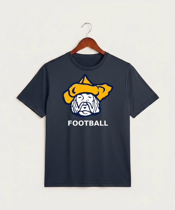 Polo HS Football general - True Navy Heather Sport-Tek PosiCharge Competitor Tee. ST350