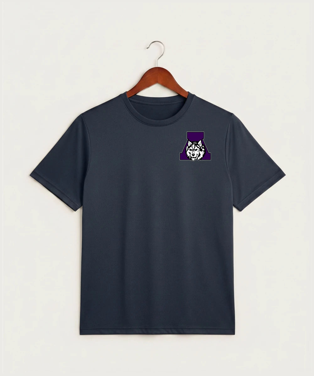 Albany High School Volleyball (Girls) - True Navy Heather Sport-Tek PosiCharge Competitor Tee. ST350