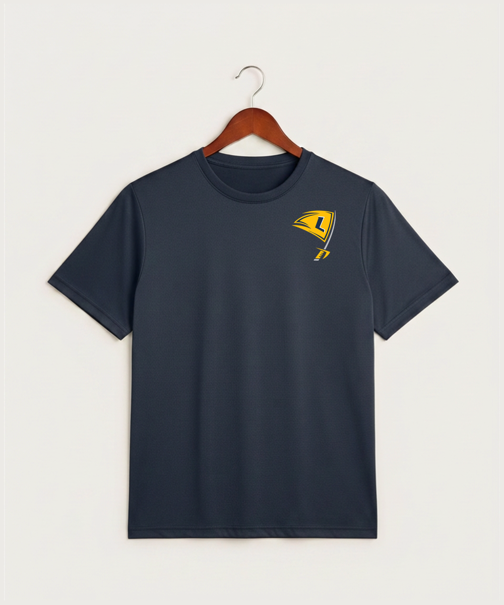Howard Lake Waverly Winsted High School Football (Boys) - True Navy Heather Sport-Tek PosiCharge Competitor Tee. ST350