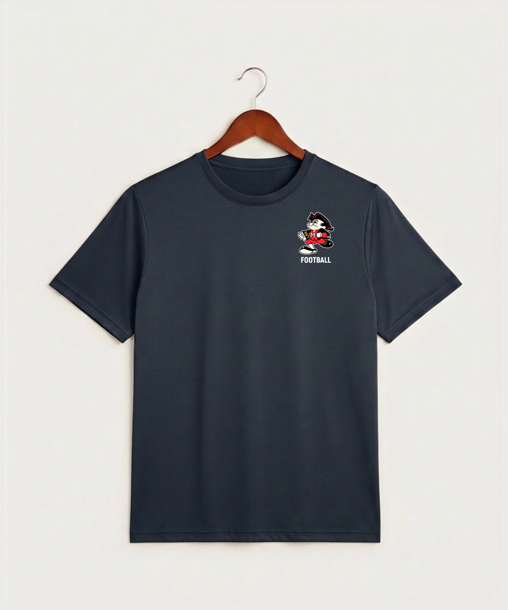 John Marshall High School Basketball (Boys) - True Navy Heather Sport-Tek PosiCharge Competitor Tee. ST350