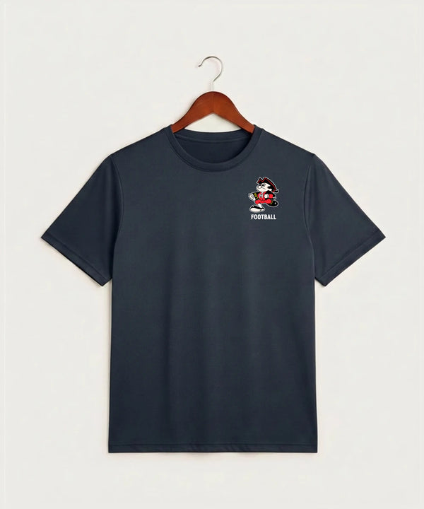John Marshall High School Basketball (Boys) - True Navy Heather Sport-Tek PosiCharge Competitor Tee. ST350