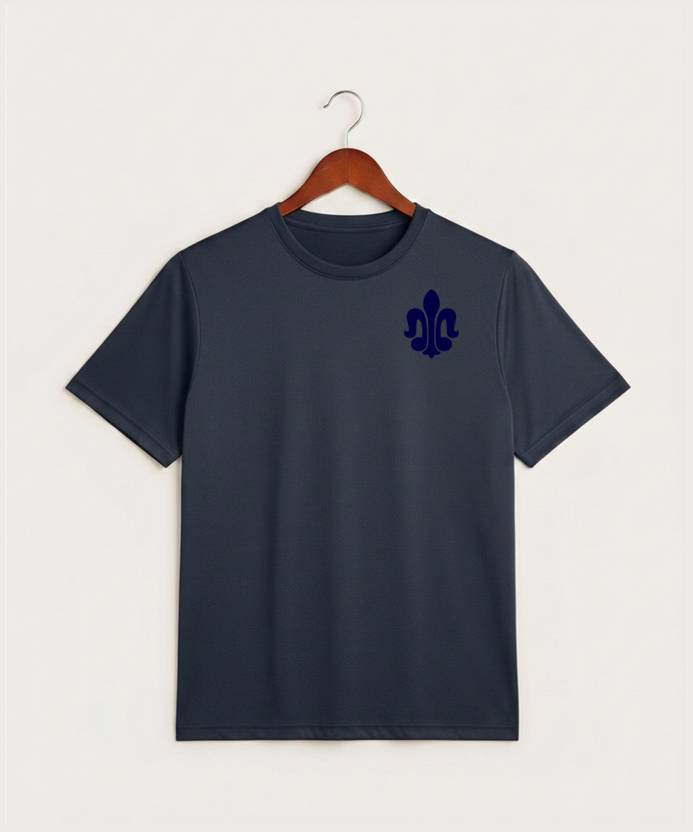 Saint Peter High School Athletics - True Navy Heather Sport-Tek PosiCharge Competitor Tee. ST350