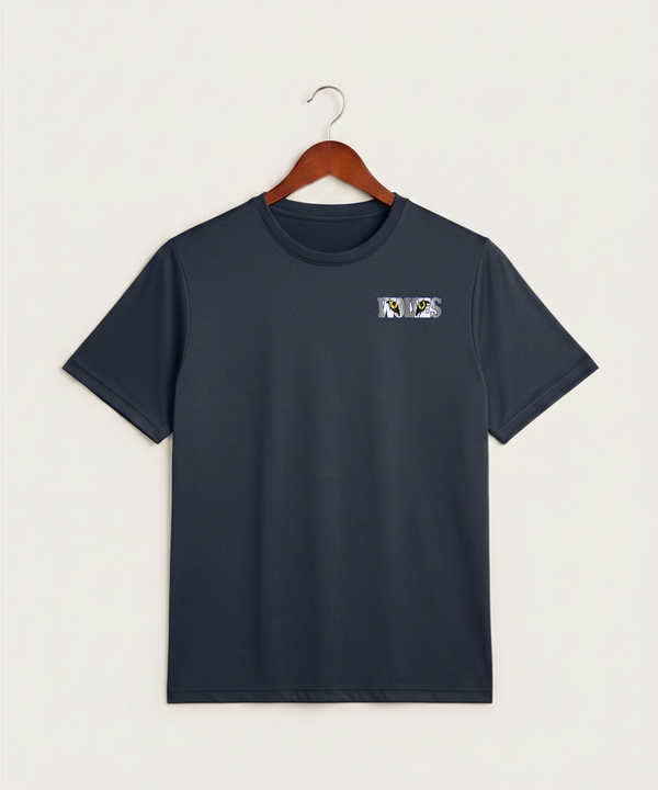 Walker Hackensack Akeley Volleyball (Girls) - True Navy Heather Sport-Tek PosiCharge Competitor Tee. ST350