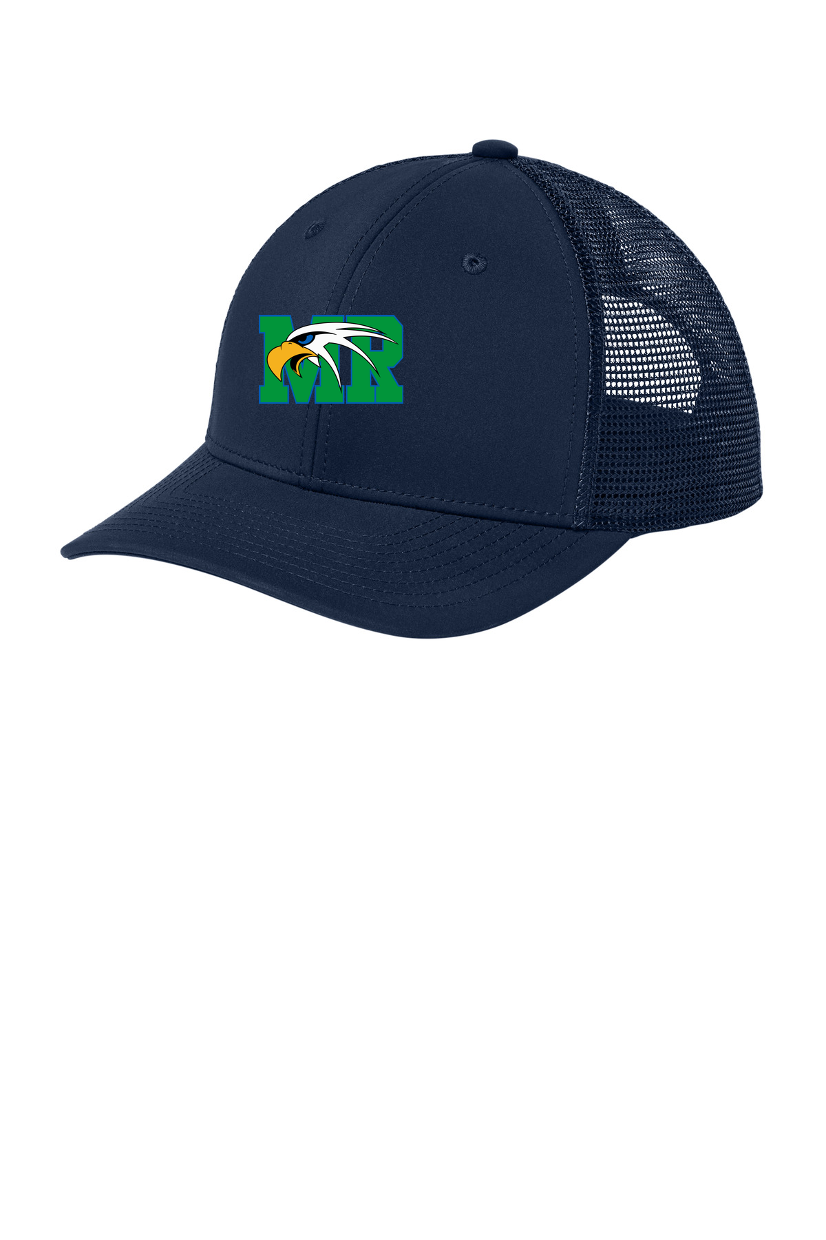 Maple River High School hockey_boys - True Navy/ True Navy Sport-Tek Club Trucker Cap STC46