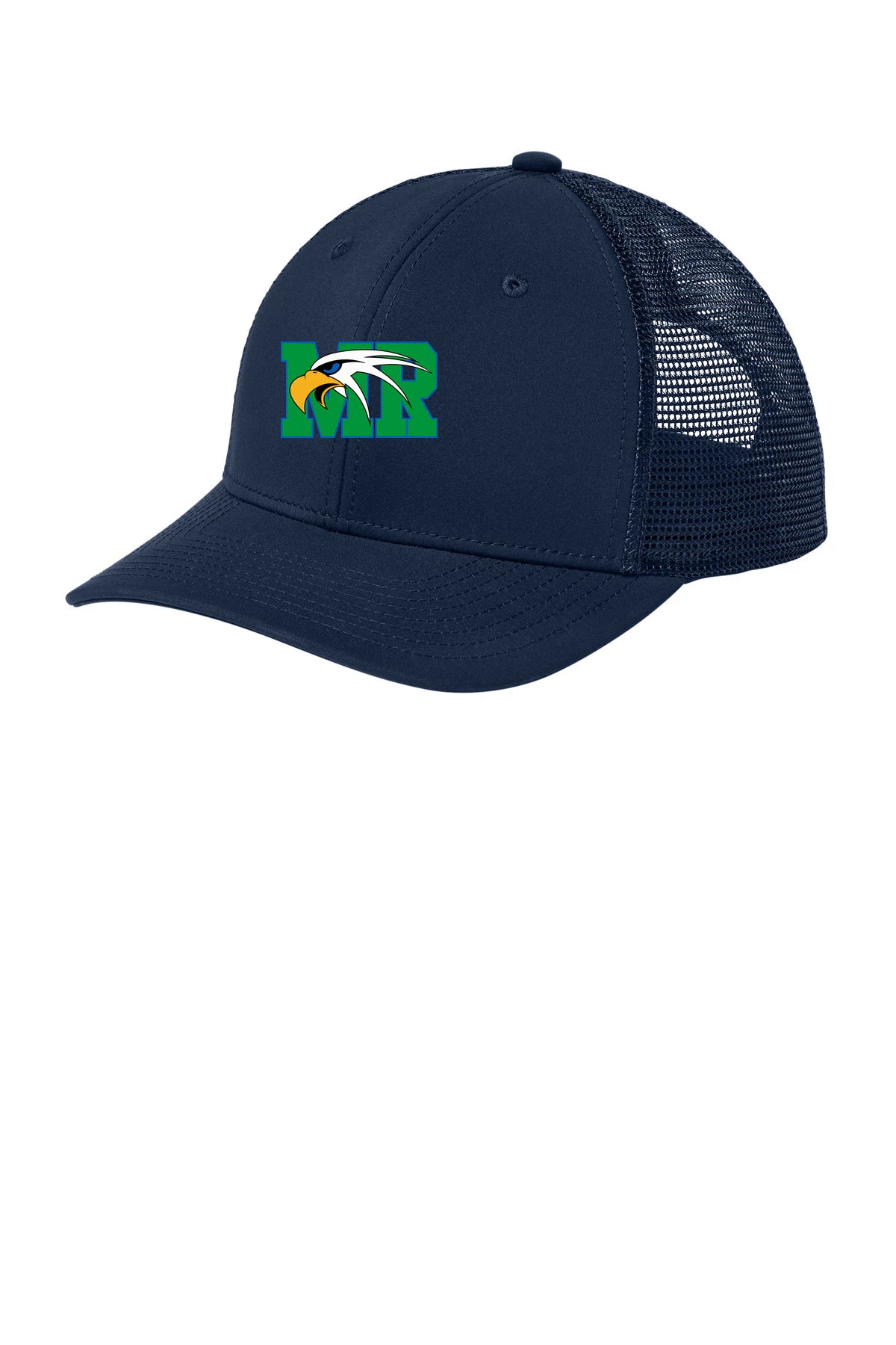 Maple River High School hockey_boys - True Navy/ True Navy Sport-Tek Club Trucker Cap STC46