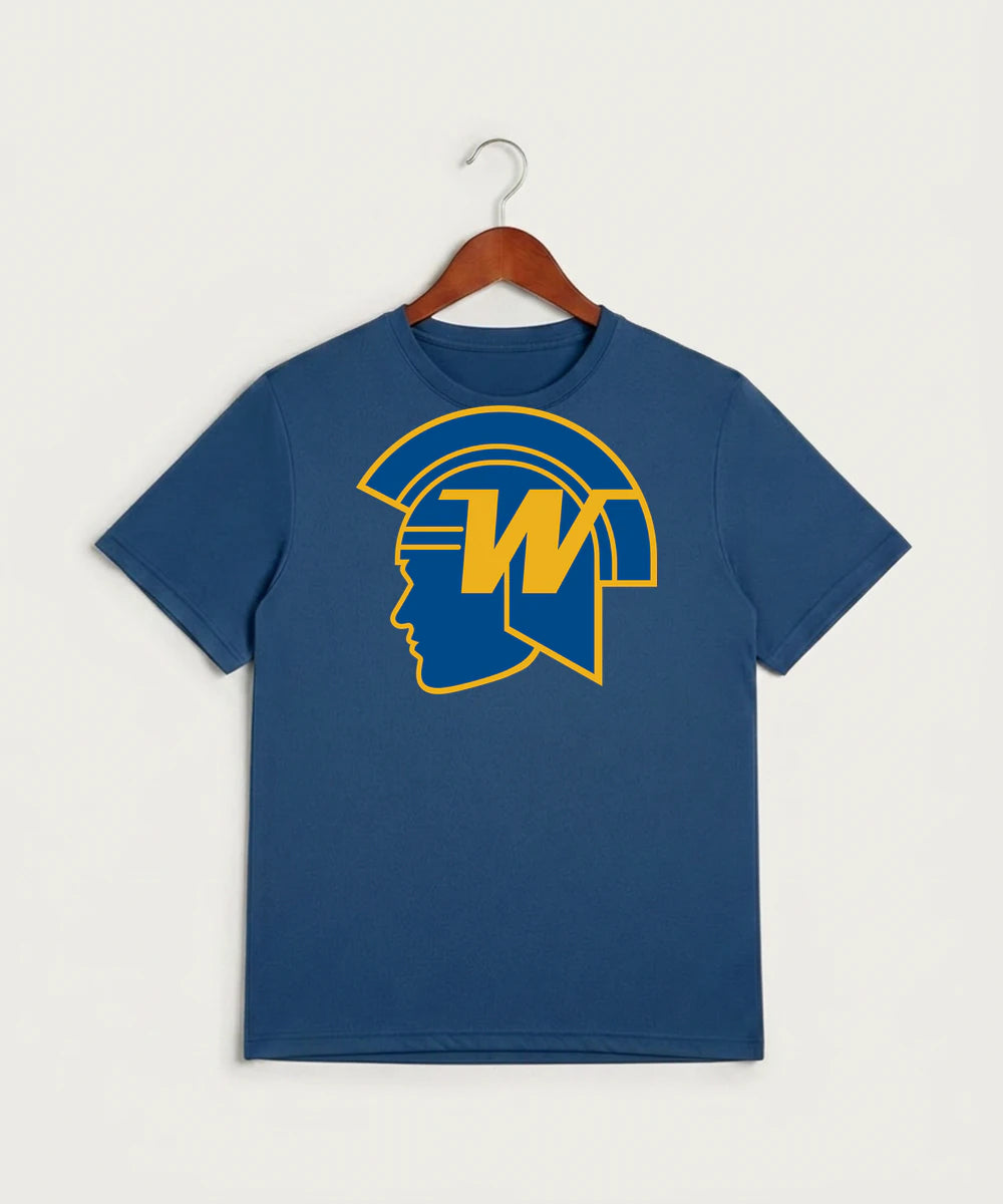 Wayzata High School Football (Boys) - True Royal Heather Sport-Tek PosiCharge Competitor Tee. ST350