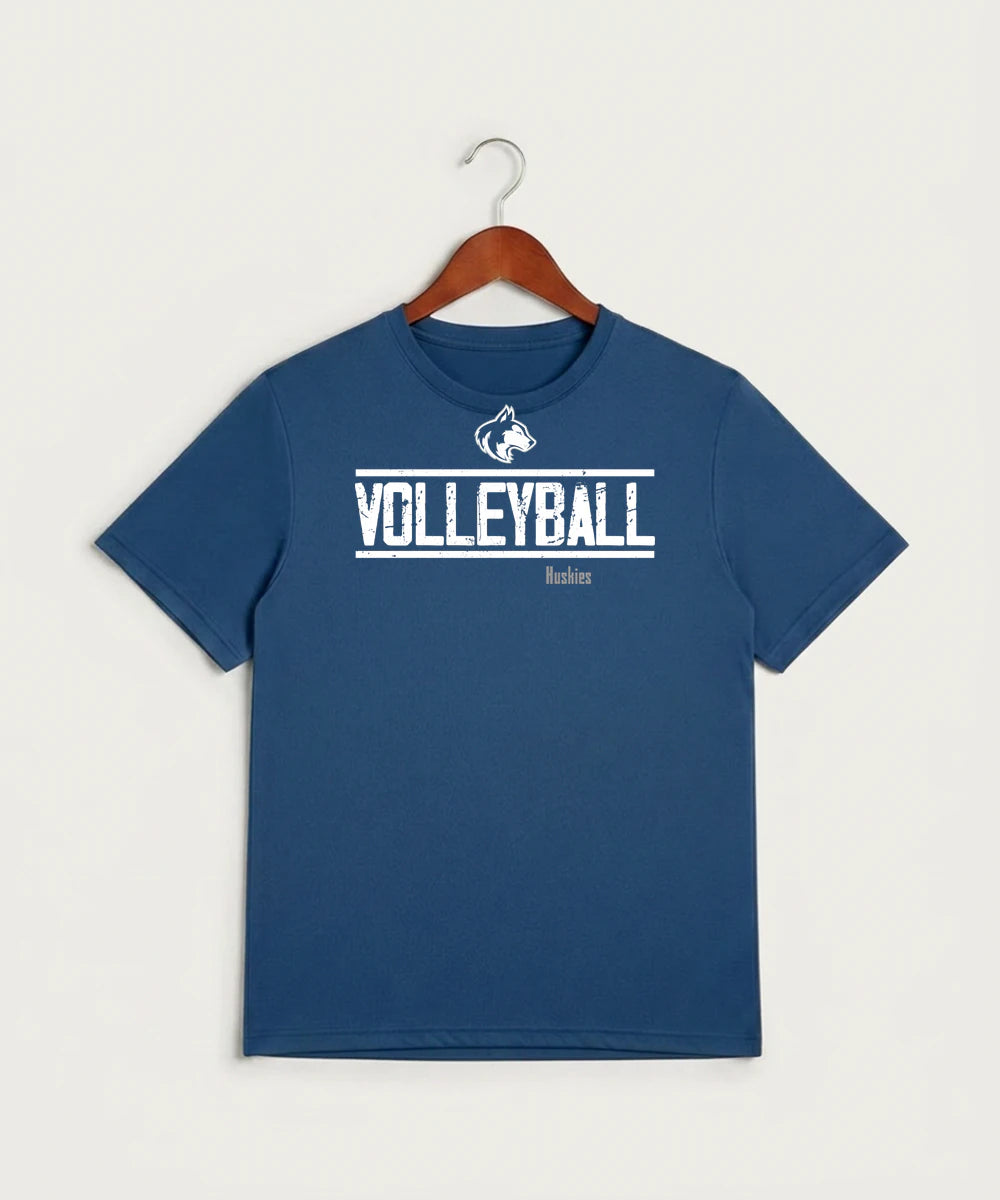 Owatonna High School Volleyball (Girls) - True Royal Heather Sport-Tek PosiCharge Competitor Tee. ST350